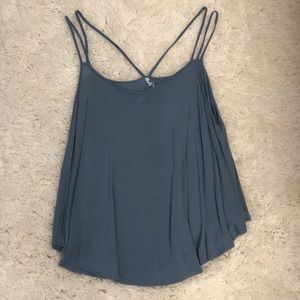 Tresics Blue Tank Top